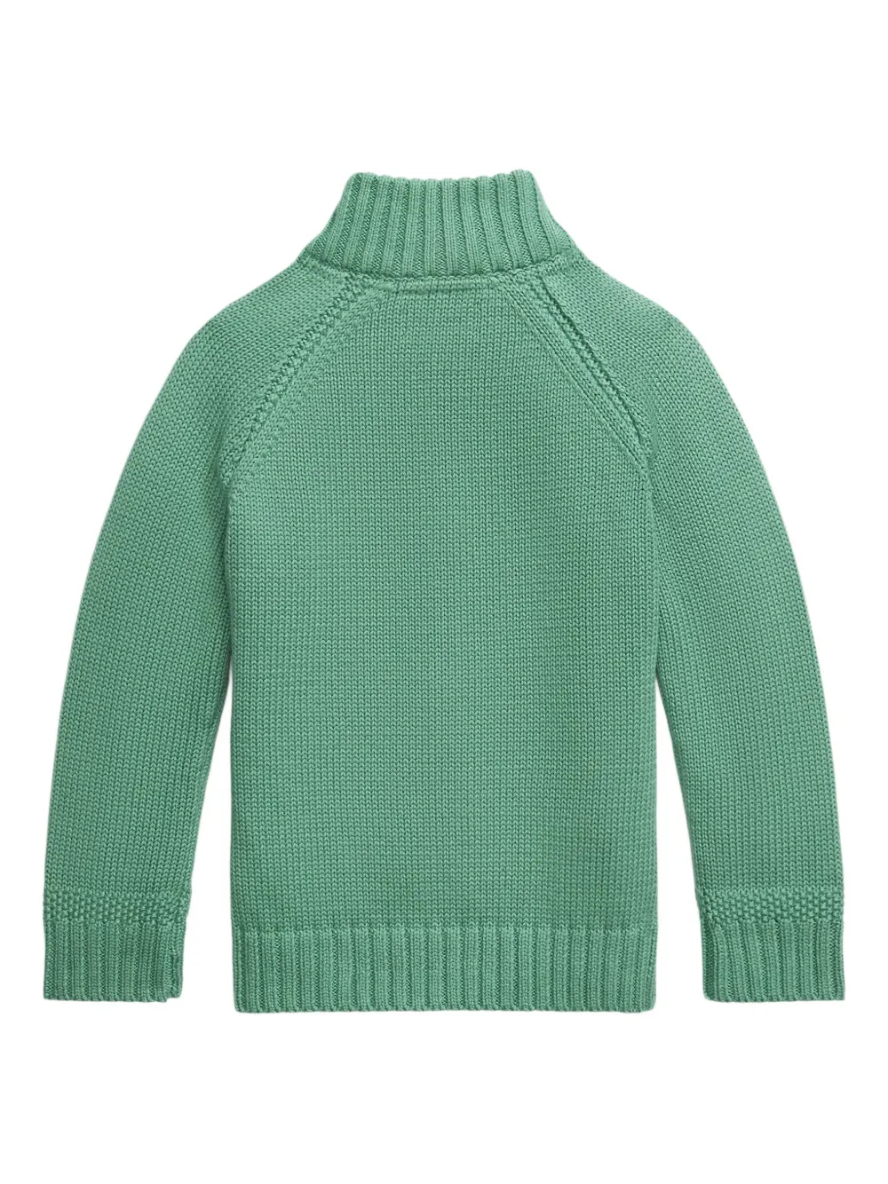 POLO RALPH LAUREN KIDS Katoenen raglan vest Groen