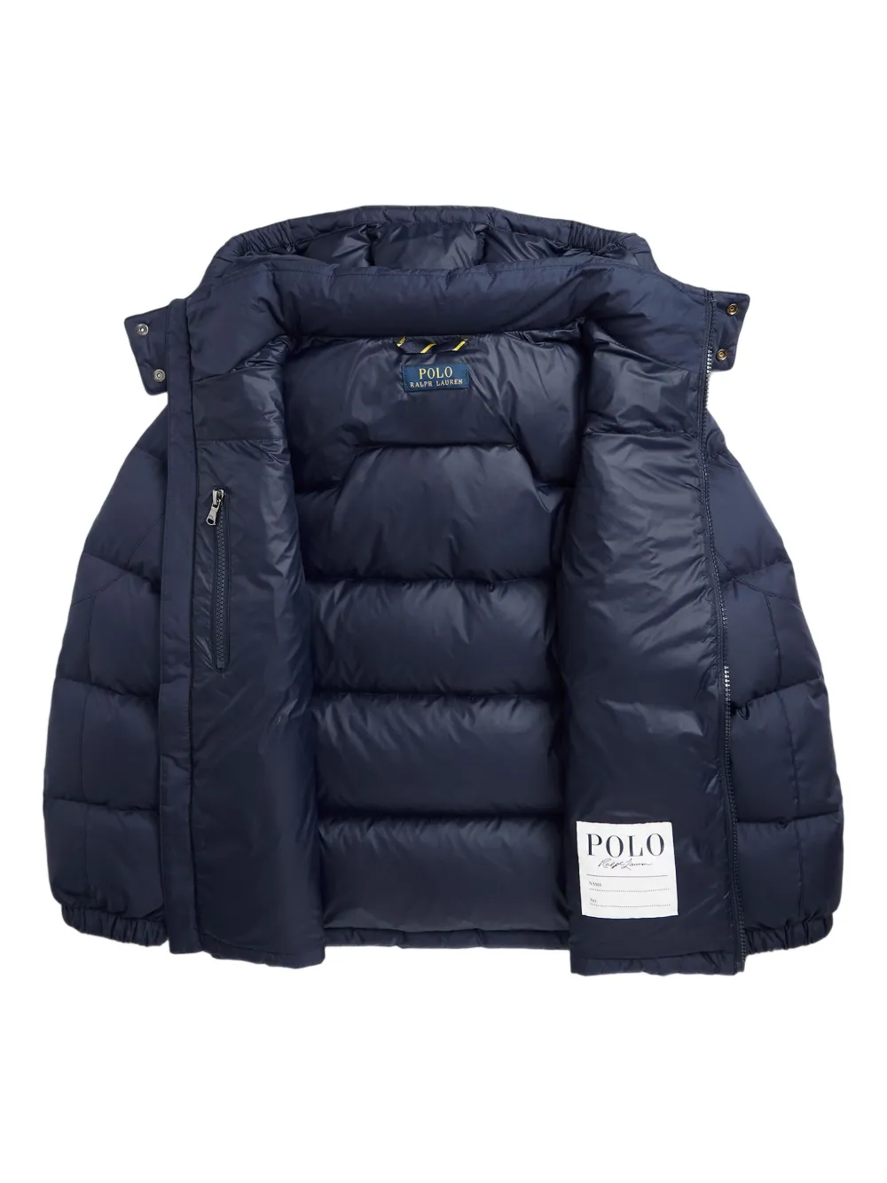 POLO RALPH LAUREN KIDS Donsjack met borduurwerk Blauw