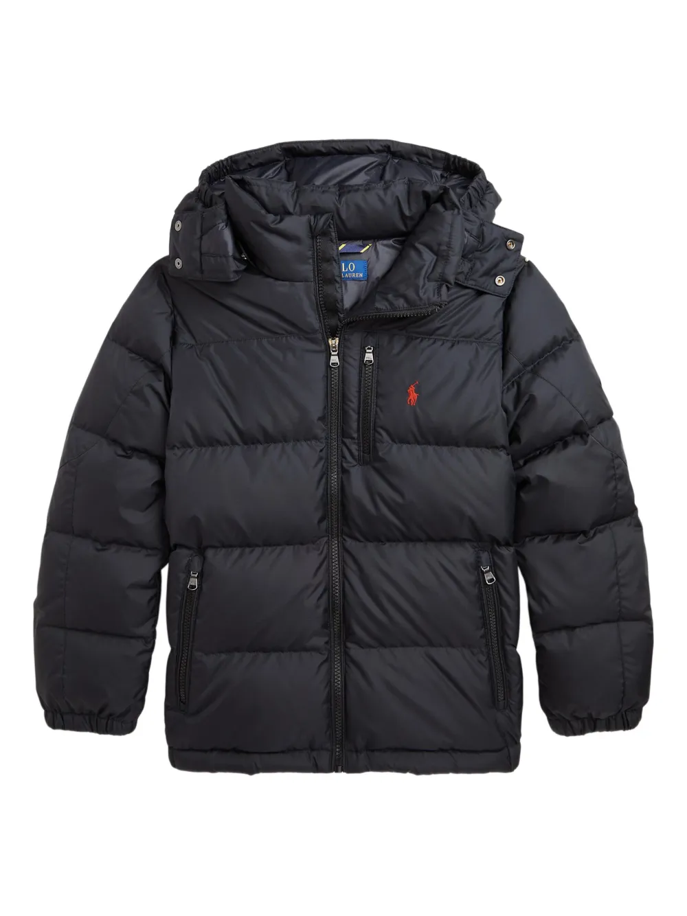 POLO RALPH LAUREN KIDS パデッドジャケット - ブラック POLO RALPH LAUREN KIDS パデッドジャケット - ブラック