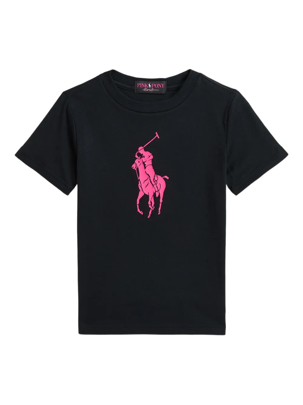 POLO RALPH LAUREN KIDS T-shirt met logo Zwart