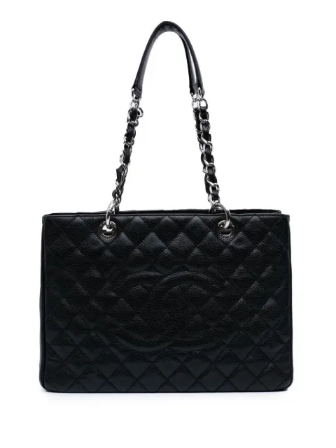 CHANEL Pre-Owned 2009-2010 Caviar Grand Shopping tote bag
