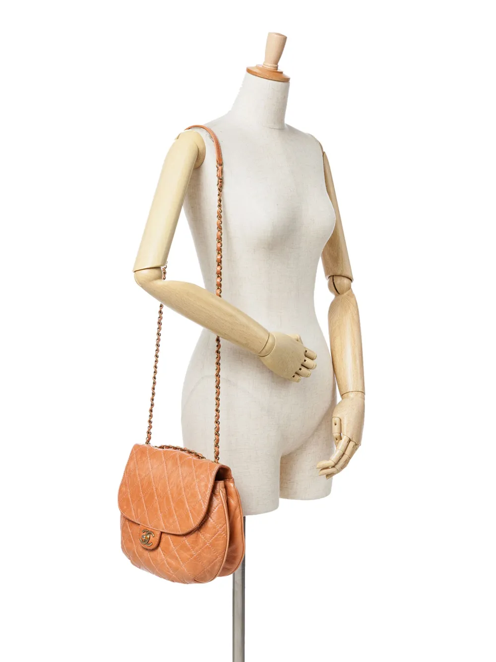 CHANEL Pre-Owned شنطة كتف 'بابل CC' جلد عجل معتق متوسطة بقلاب 2014-2015 | كلاسيكيات | Image 2