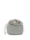 CHANEL Pre-Owned 2021-2025 CC Quilted Calfskin Resin Bi-Color Chain bucket bag - Grey