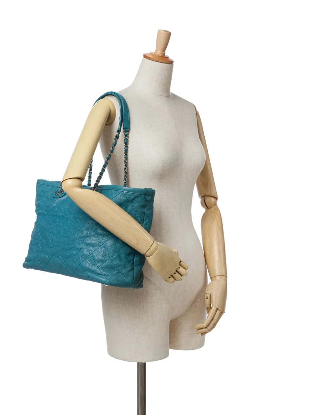 CHANEL Pre-Owned شنطة عملية 'دايلي شوبينغ' كافيار مبطنة صغيرة 2014-2015 | كلاسيكيات | Image 2