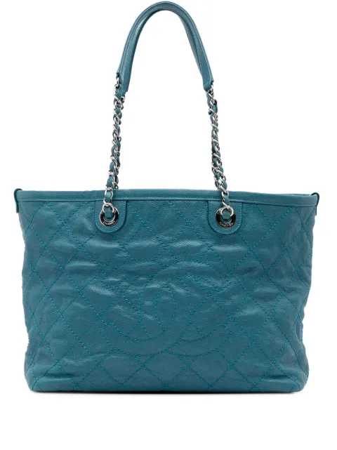 CHANEL Pre-Owned tote Daily Shopping pequeña de piel caviar capitonada 2014-2015