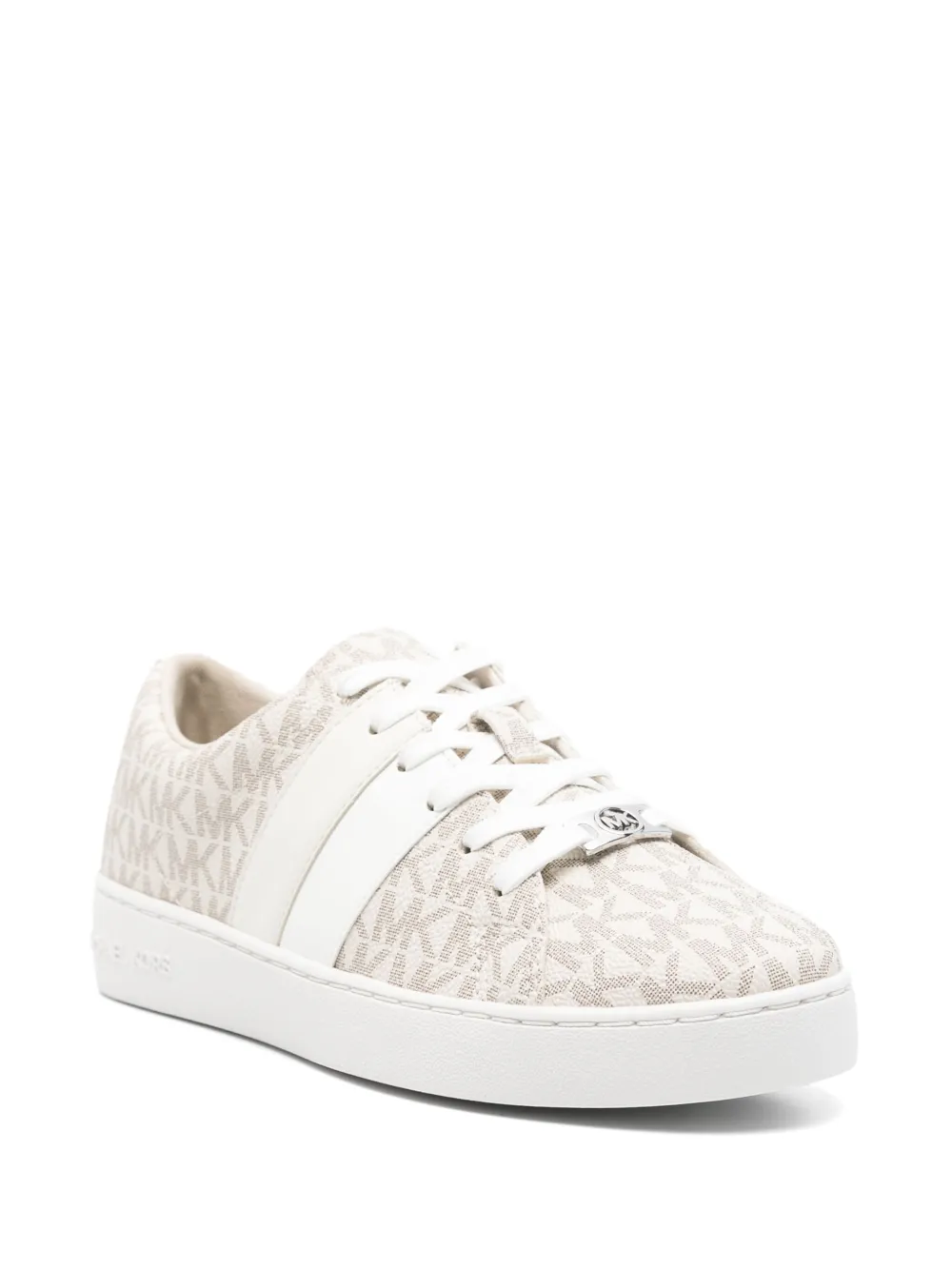 Michael Kors monogram-print sneakers Neutrals