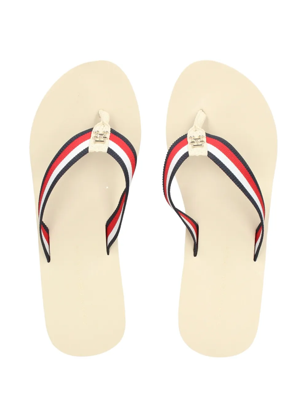 Tommy Hilfiger 68mm Corporate wedge platform sandals Neutrals