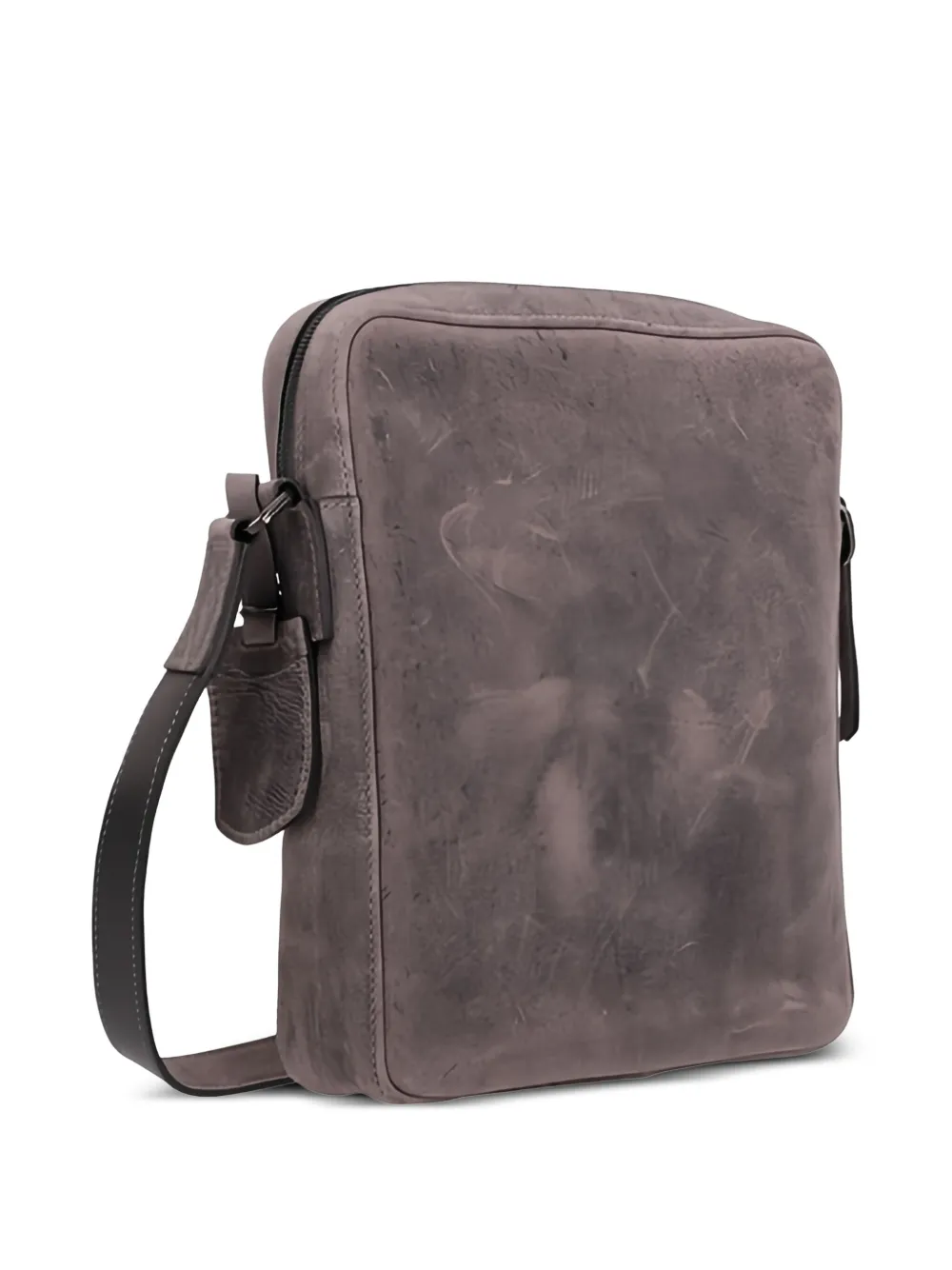 Longchamp Kudu leren crossbodytas Grijs