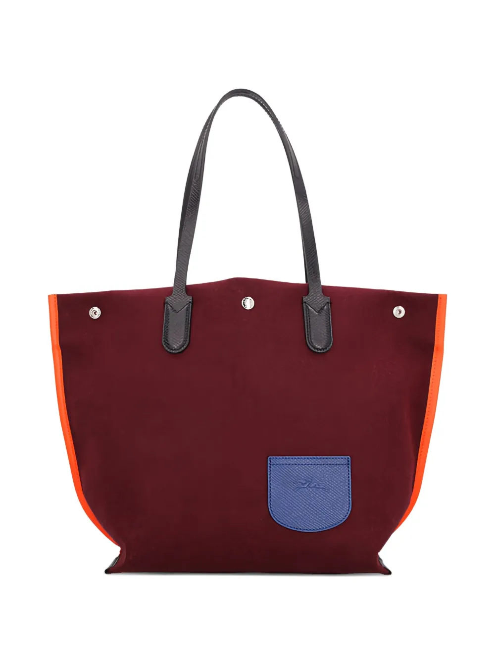 Longchamp large Essential Flanelle tote bag Rood