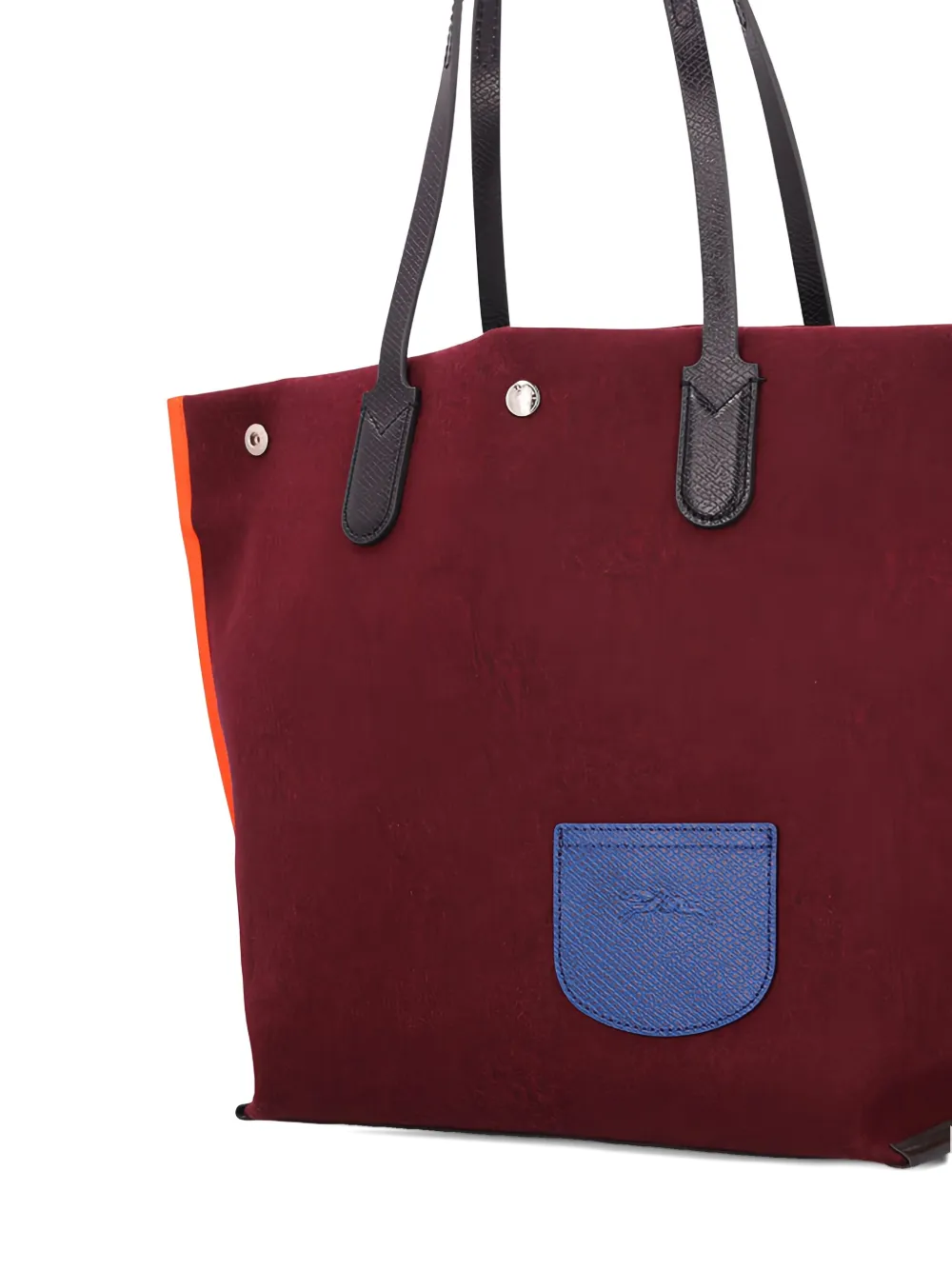 Longchamp large Essential Flanelle tote bag Rood