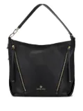 Michael Michael Kors large zip-detail leather shoulder bag - Black