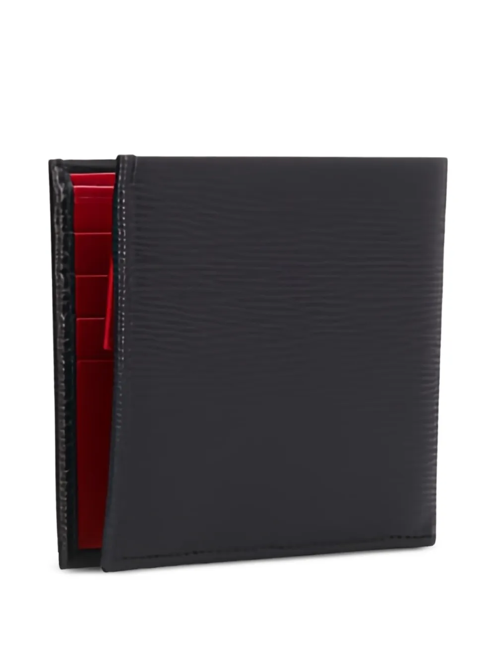 Ferragamo gancini-logo leather wallet Zwart