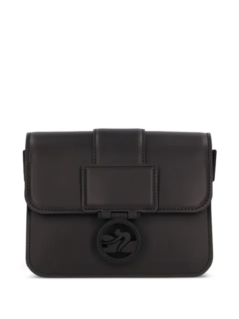 Longchamp Box-Trot leather flap-closure satchel bag