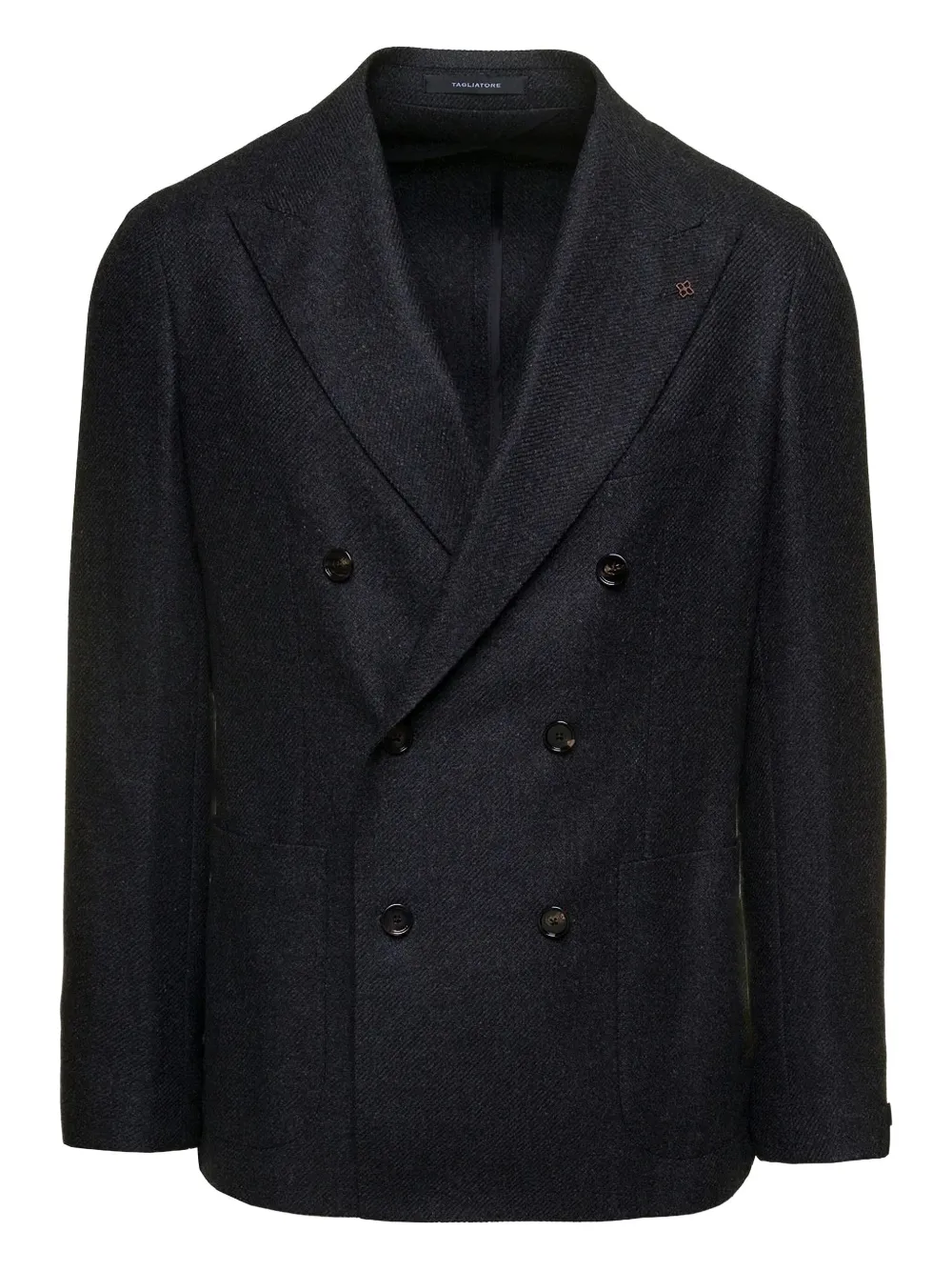 Tagliatore double-breasted blazer Zwart