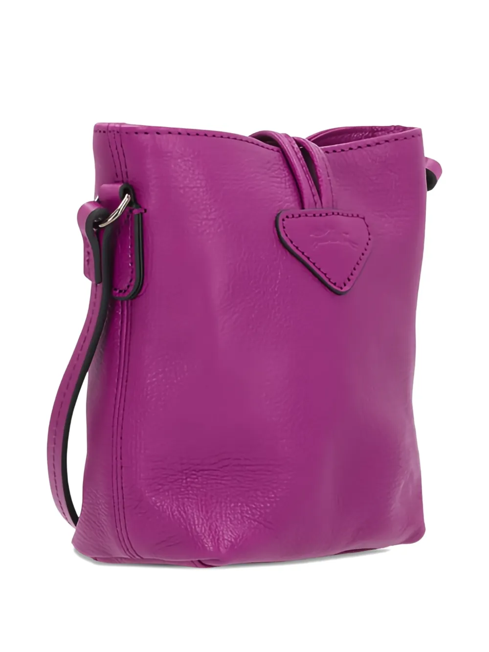 Longchamp Roseau leather shoulder bag - Paars