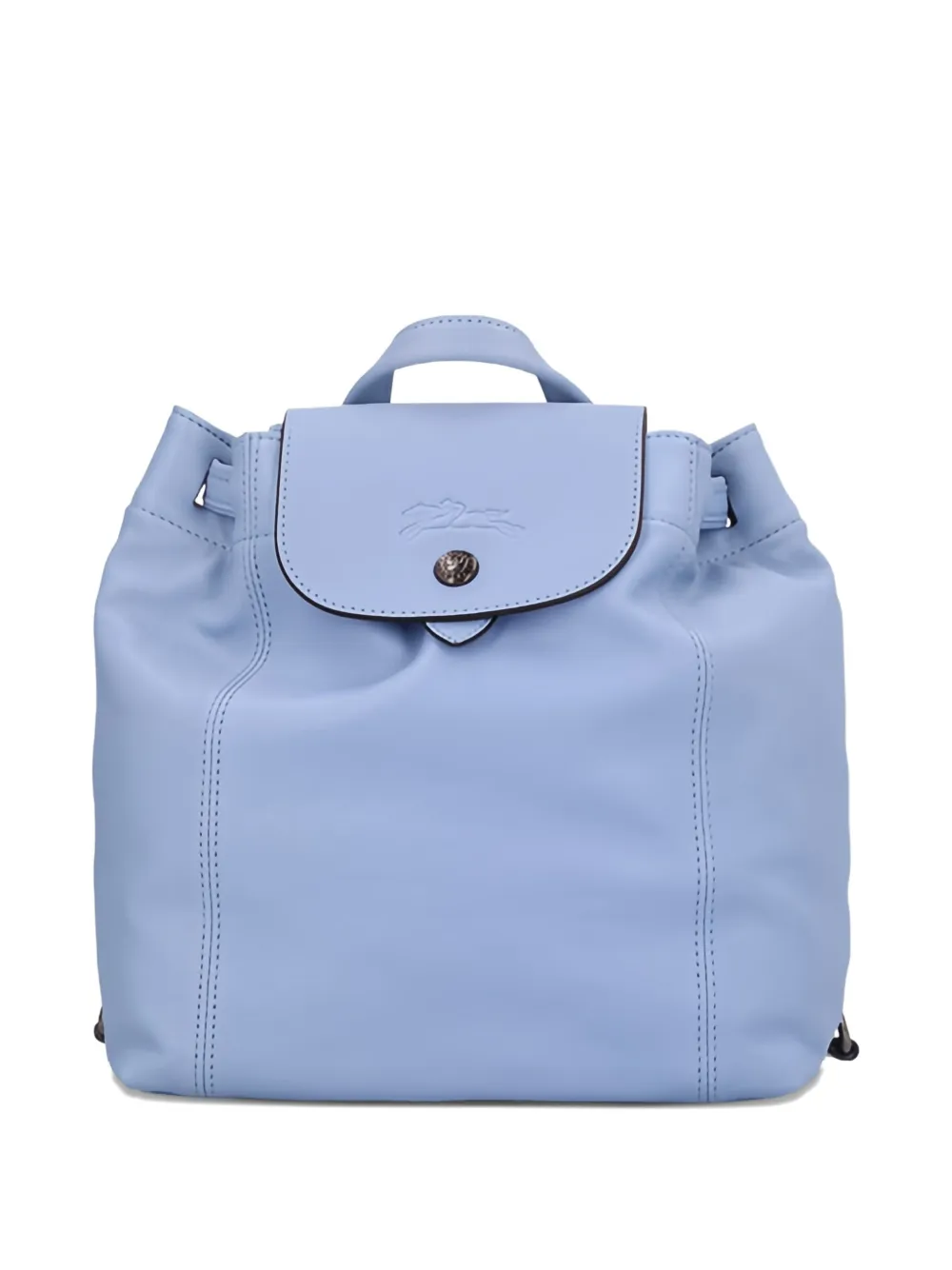 Longchamp Le Pliage Cuir flap backpack - Blauw