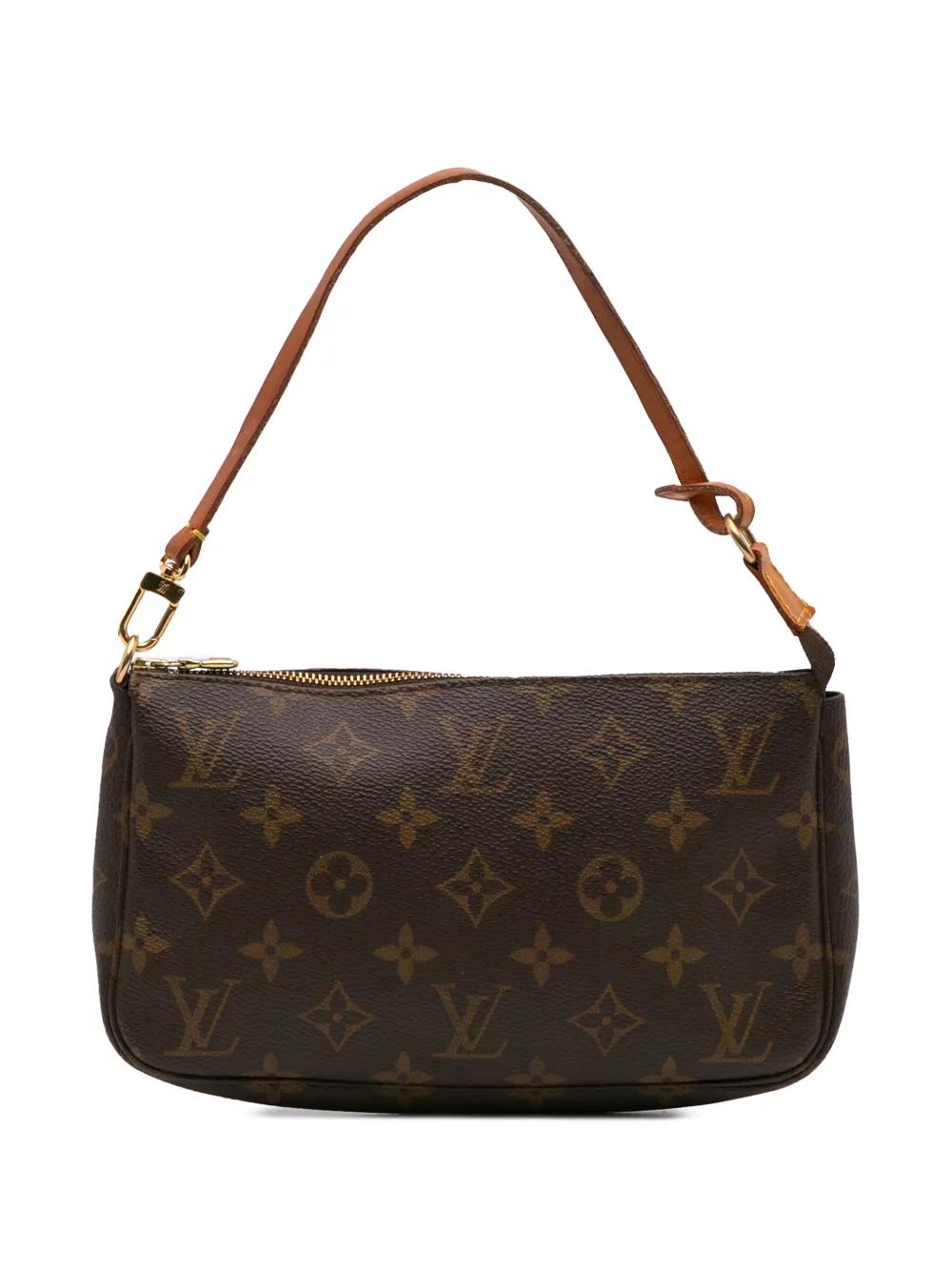 Louis Vuitton Pre-Owned 2000 モノグラム ポシェット アクセソワール ショルダーバッグ - ブラウン Louis Vuitton Pre-Owned 2000 モノグラム ポシェット アクセソワール ショルダーバッグ - ブラウン