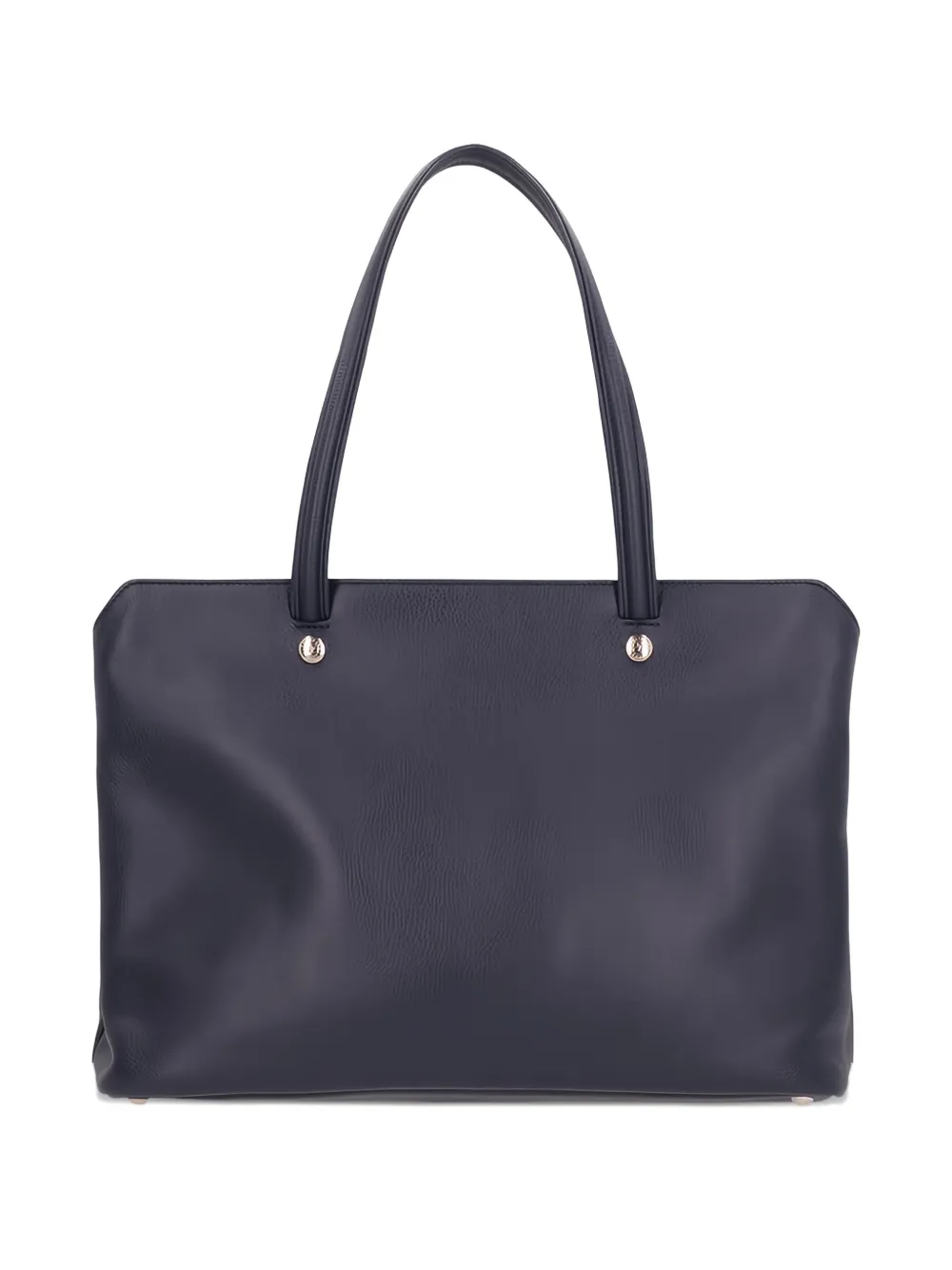 Longchamp Le Foulonné leather tote bag - Zwart