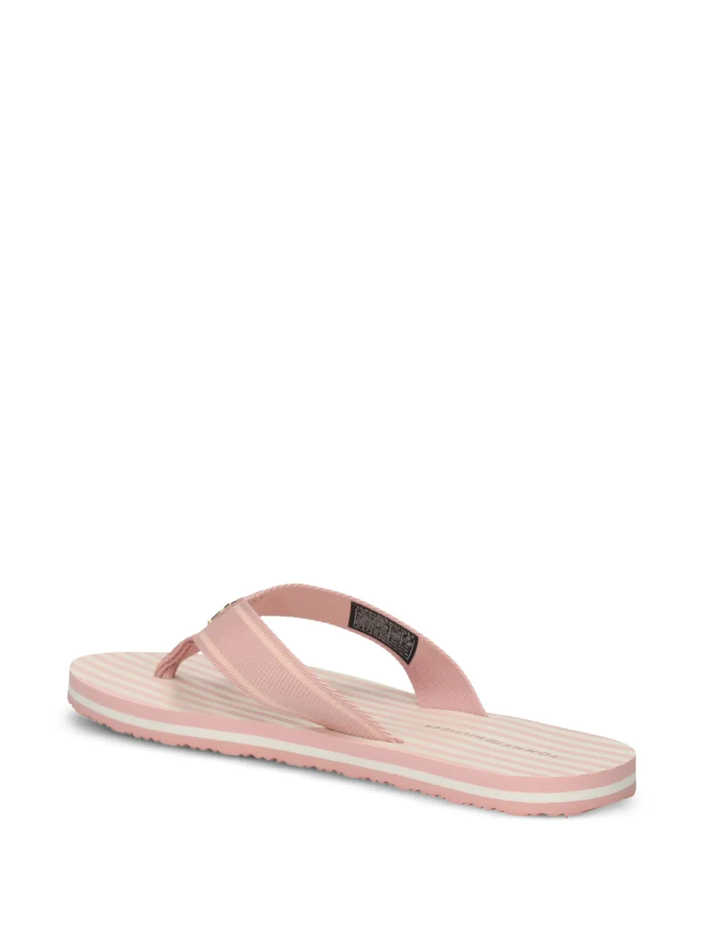 Tommy Hilfiger striped flip-flops Pink