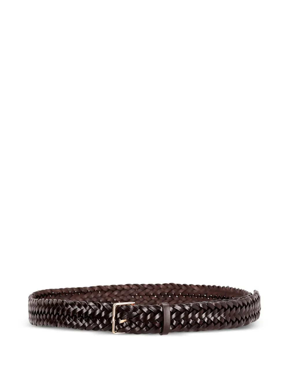 braided-leather belt