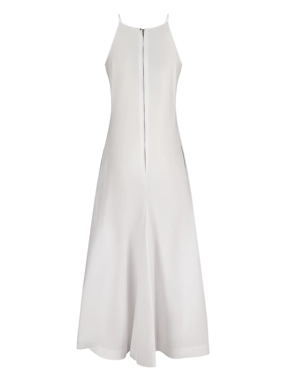 Sportmax halterneck flared dress - Wit
