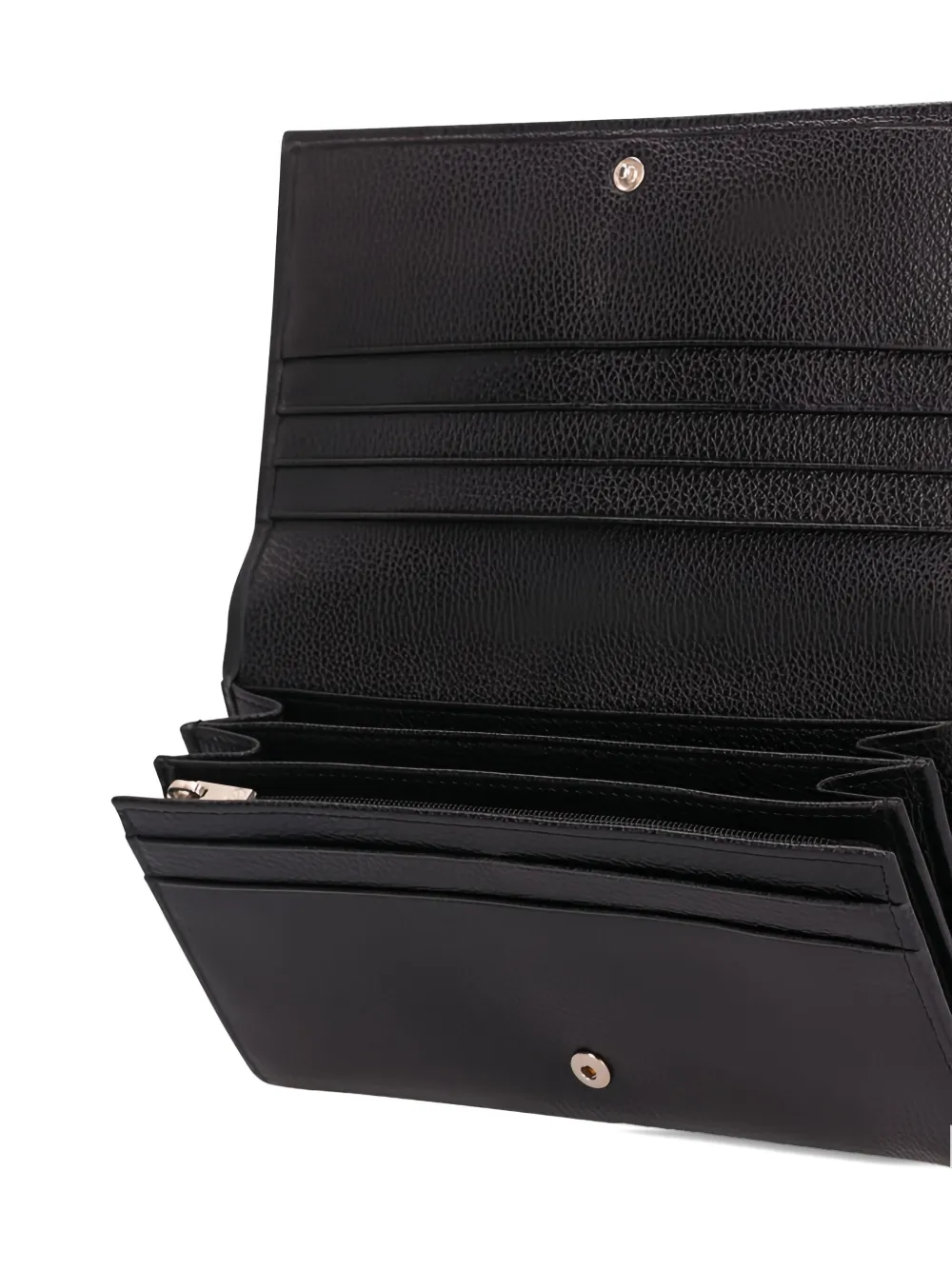Longchamp leather wallet Zwart