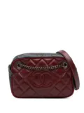 CHANEL Pre-Owned 2015-2016 Small Bicolor Quilted Calfskin Ballerine Camera Bag crossbody bag - Red