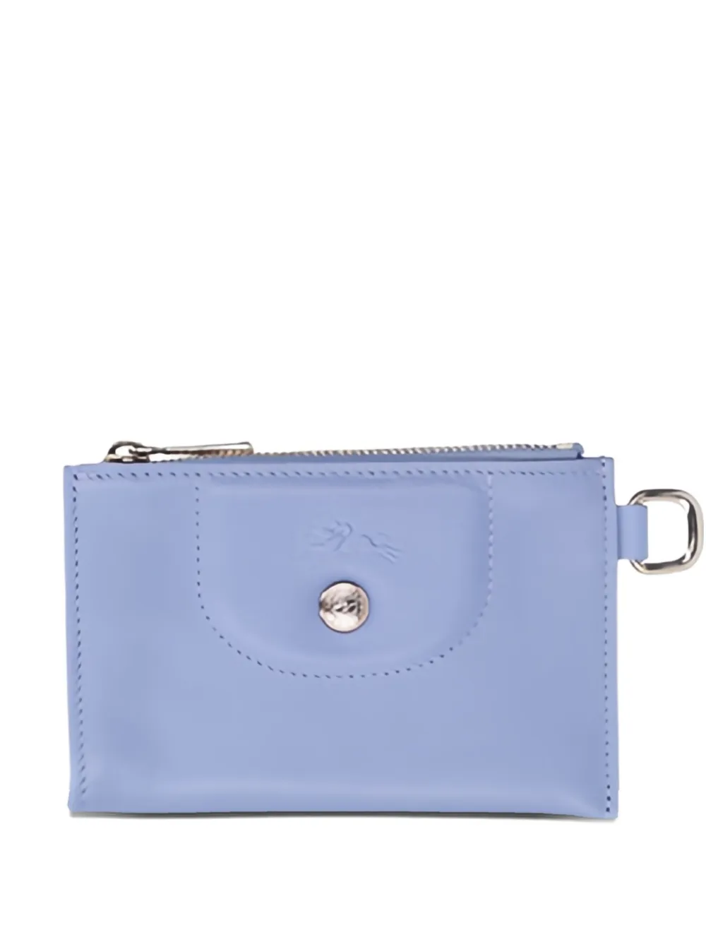 Longchamp leather key case Paars