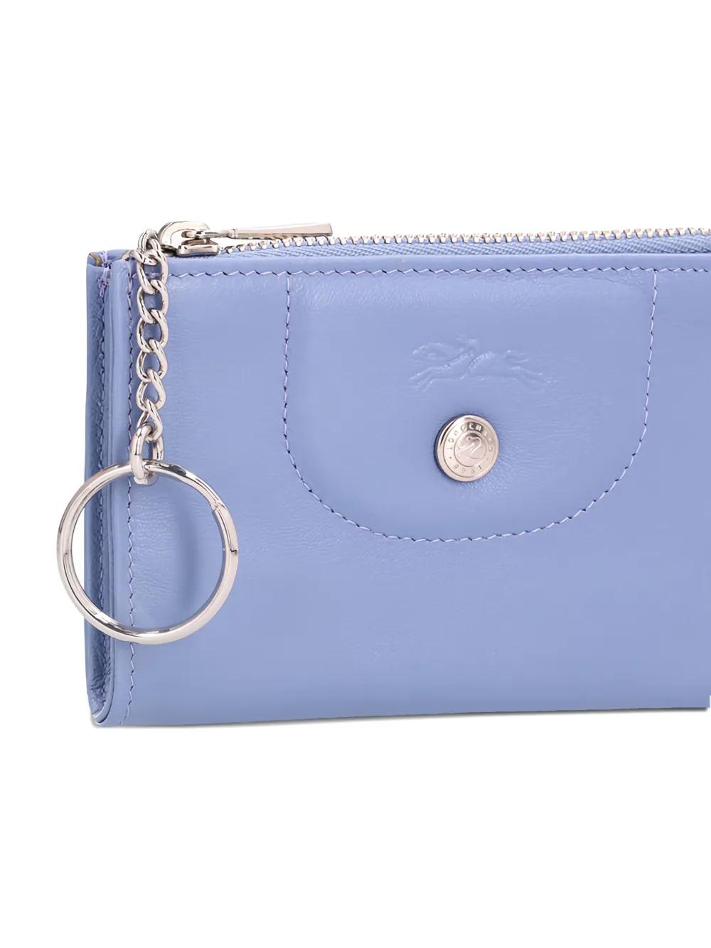 Longchamp Leren sleutelhoes Paars
