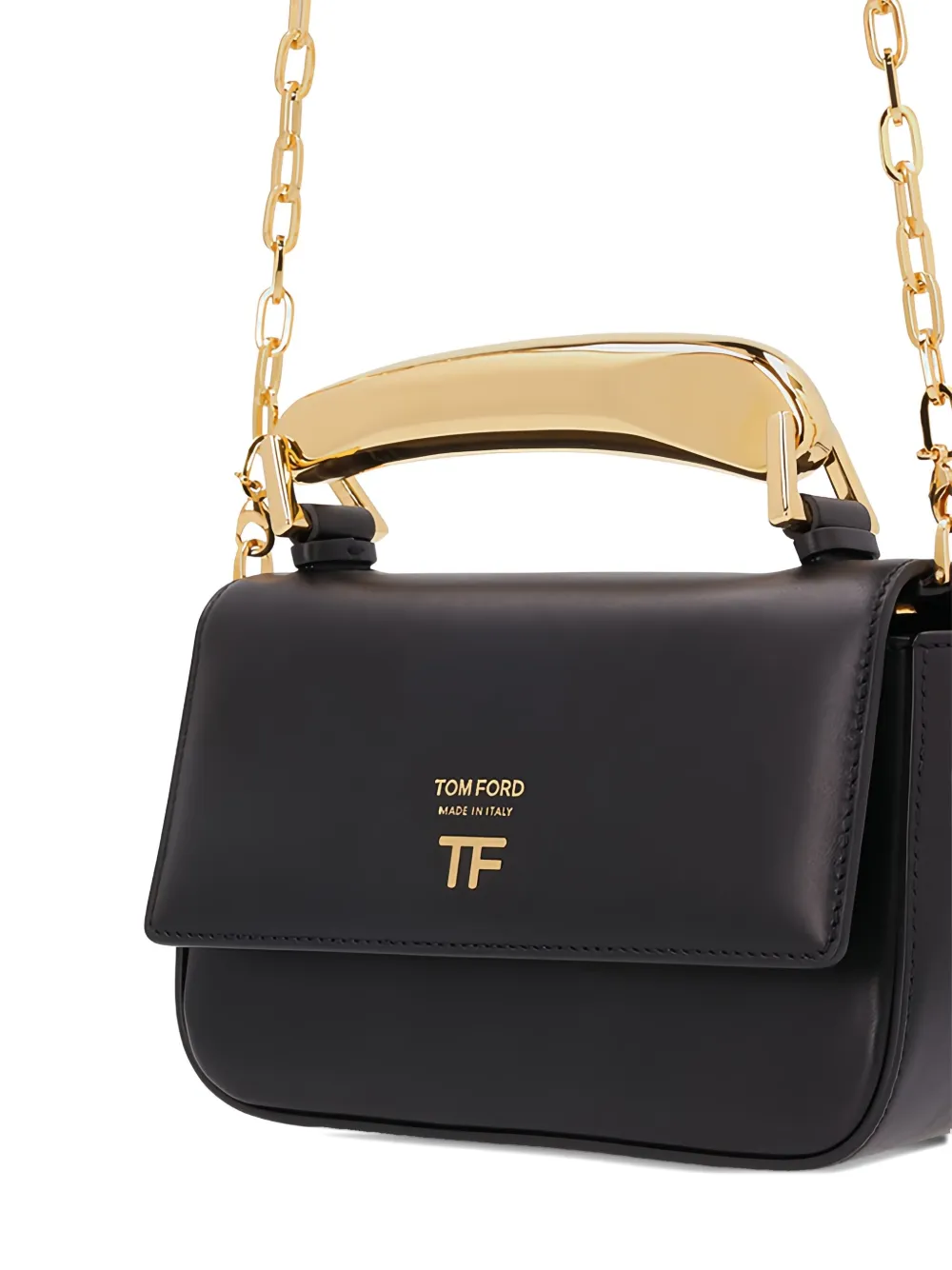 TOM FORD Bianca gerafelde shopper Zwart