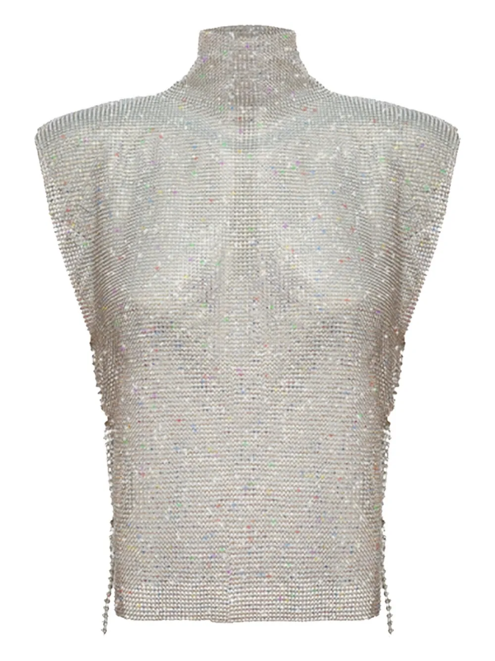 Santa Brands high-neck mexico top - Grigio