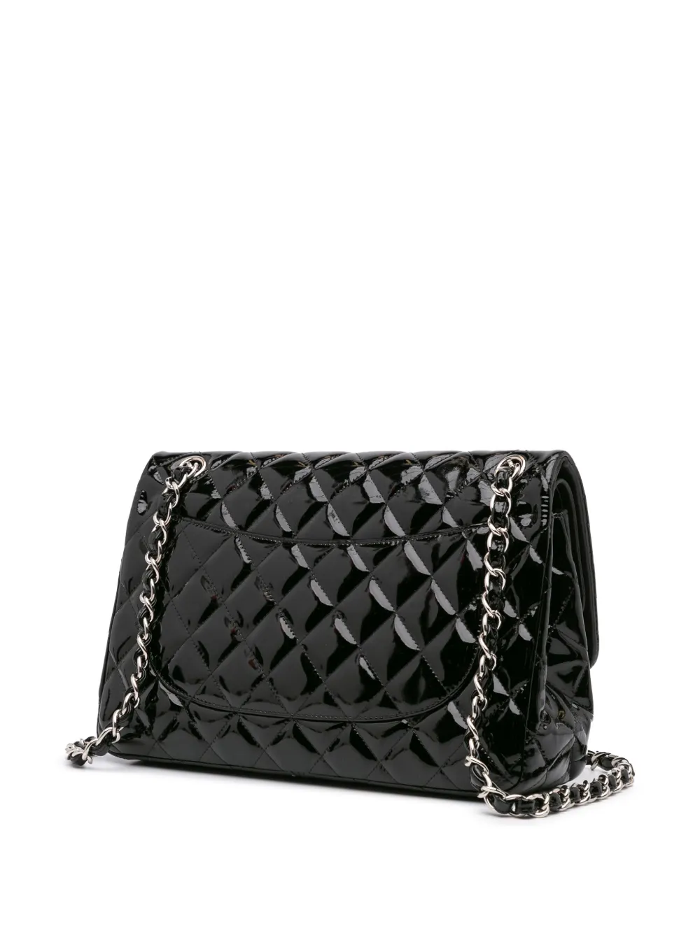 CHANEL Pre-Owned 2011 Jumbo Classic Patent Double Flap shoulder bag | Pre-Owned | Image 2