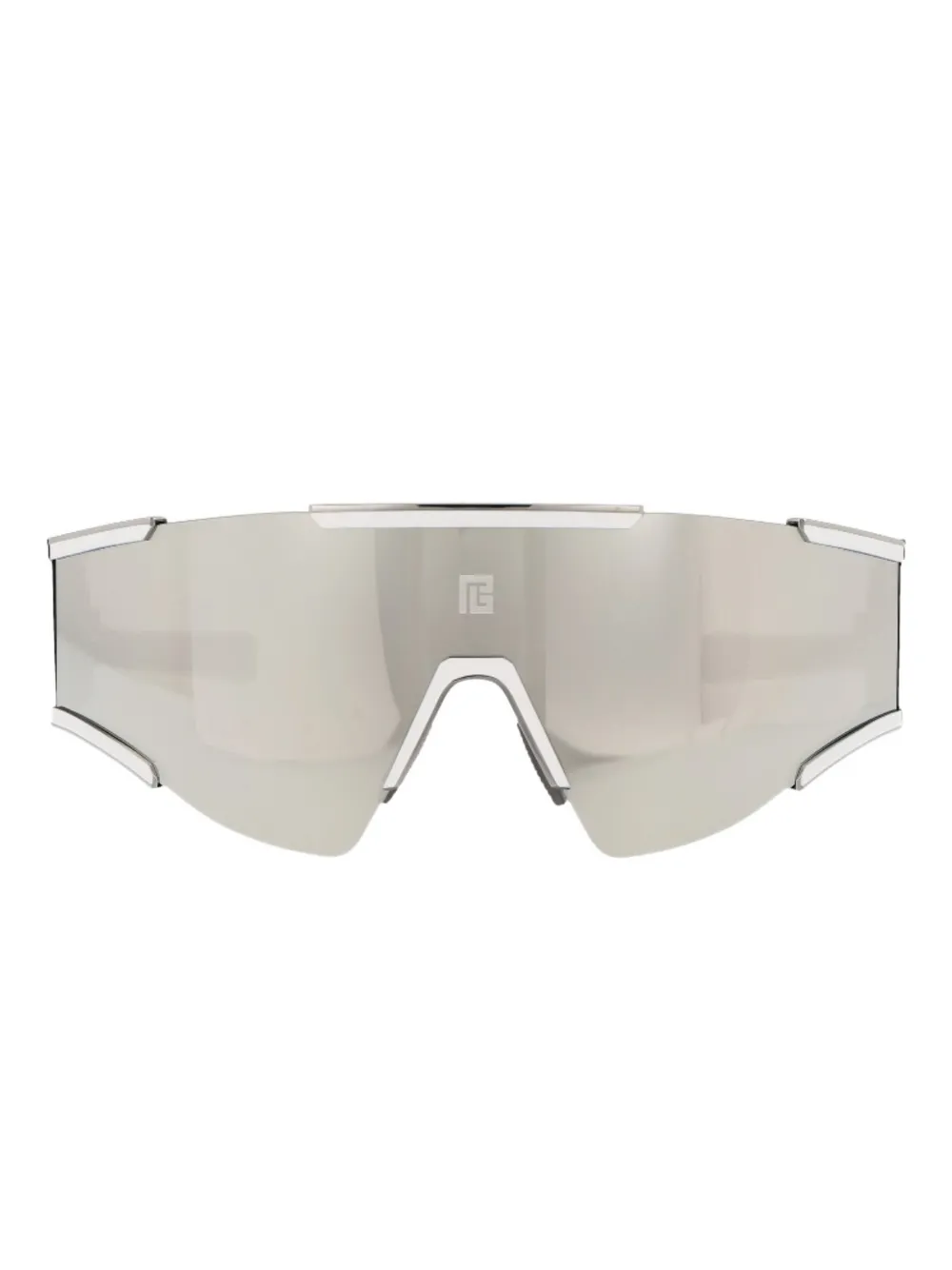 Balmain Eyewear Fletche shield-frame sunglasses | Silver | Image 1