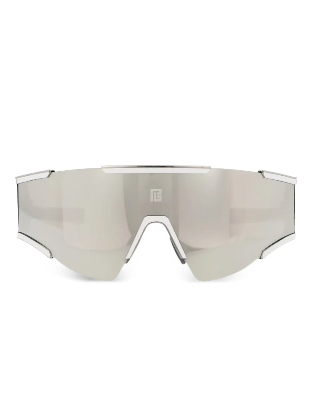 Balmain Eyewear Fletche shield-frame sunglasses - Argento
