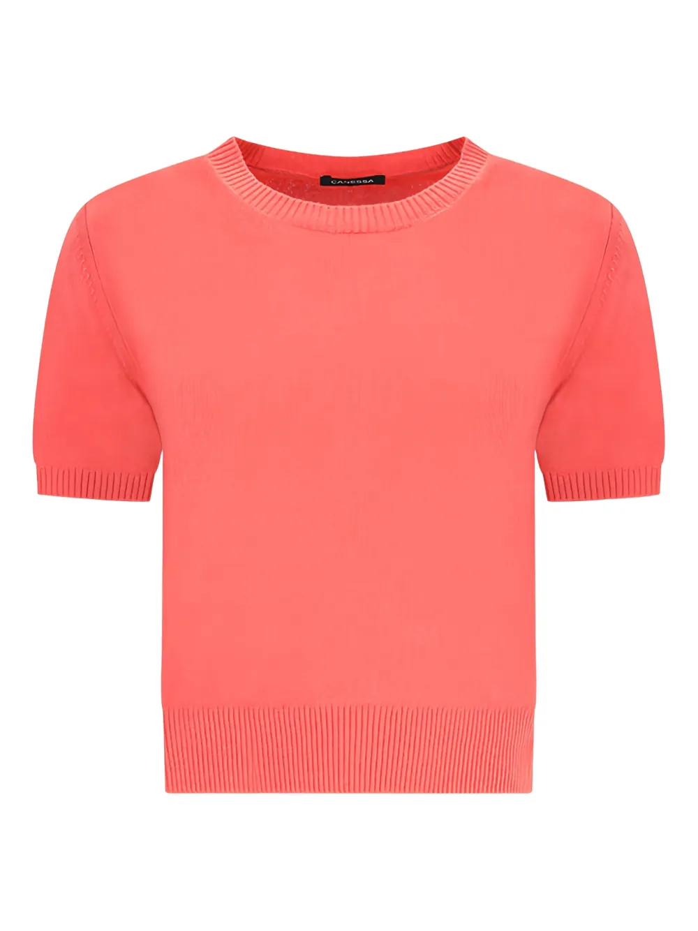 Canessa round-neck cashmere top | Red | Image 1