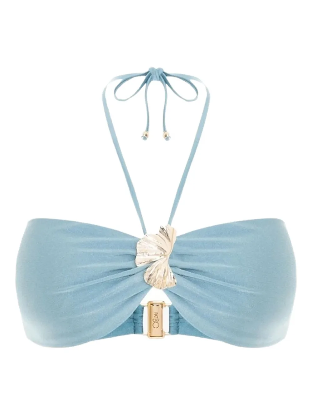 PatBO jewel-embellished bikini top | Blue | Image 1