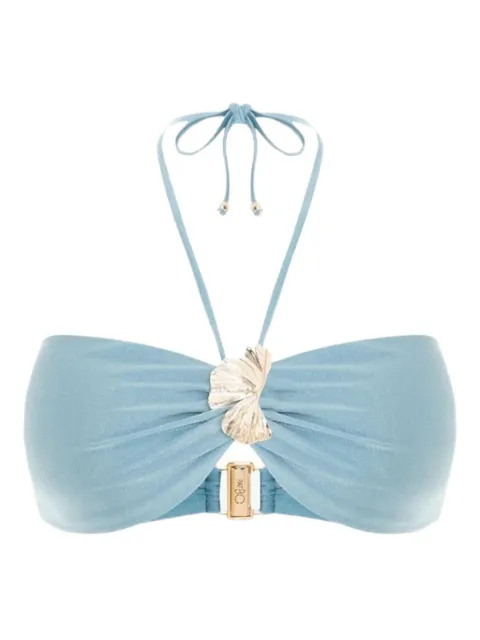PatBO jewel-embellished bikini top