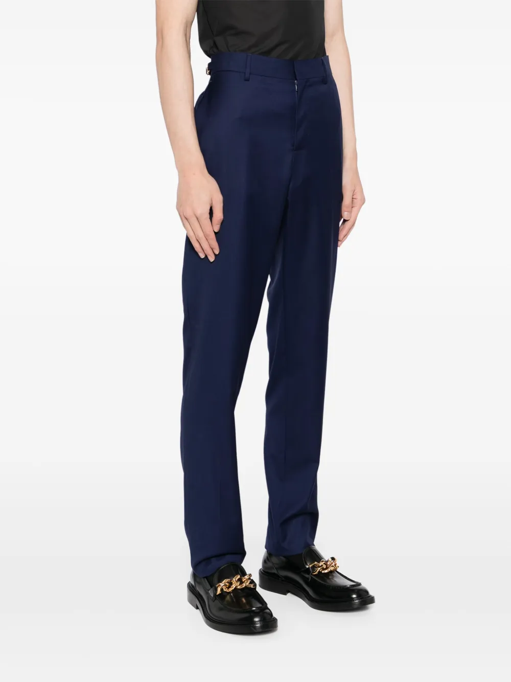 Versace Straight broek Blauw