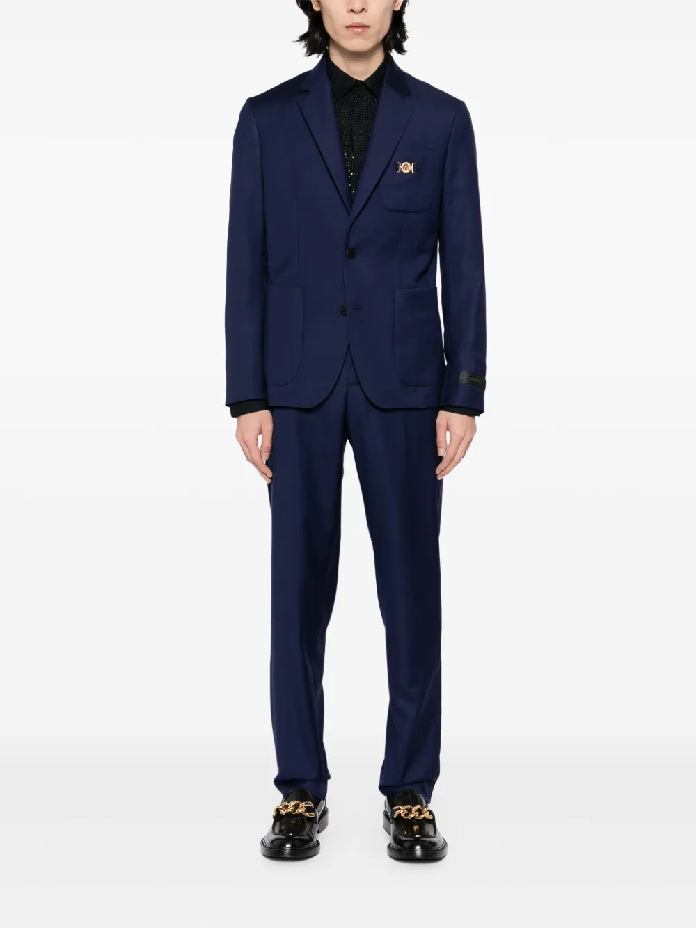 Versace Straight broek - Blauw