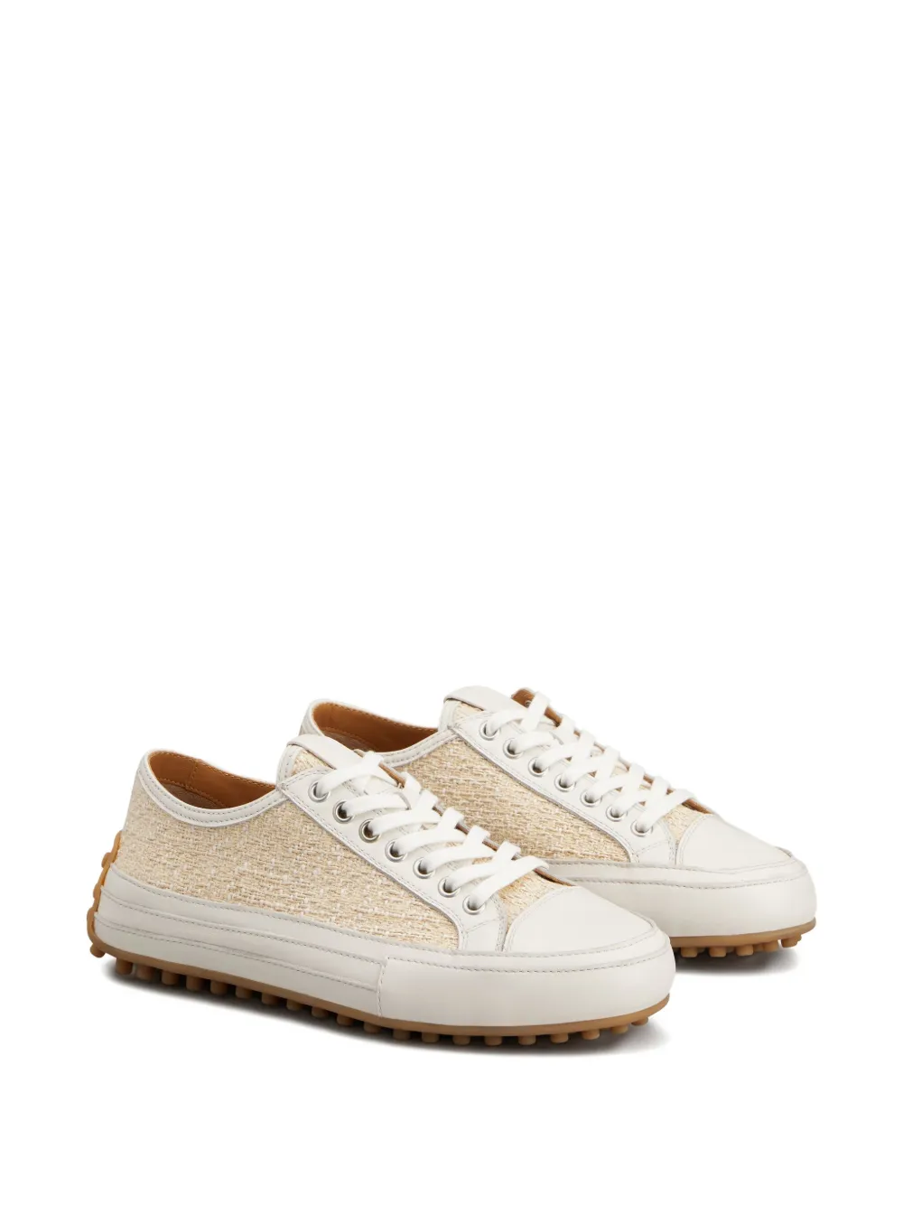 Tod's woven leather sneakers Neutrals