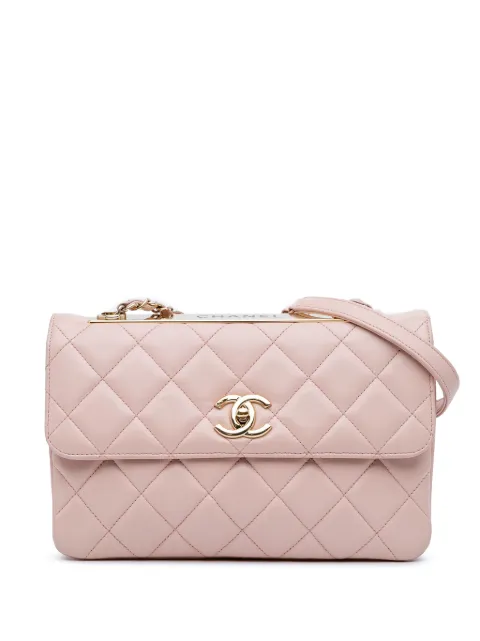 CHANEL Pre-Owned 2014-2015 Quilted Lambskin Trendy CC Flap crossbody bag