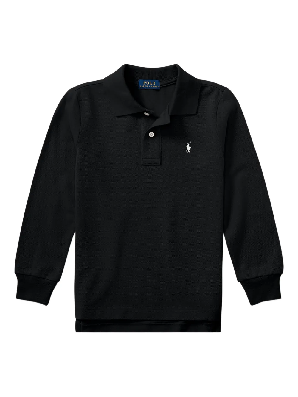 POLO RALPH LAUREN KIDS Poloshirt met borduurwerk Zwart