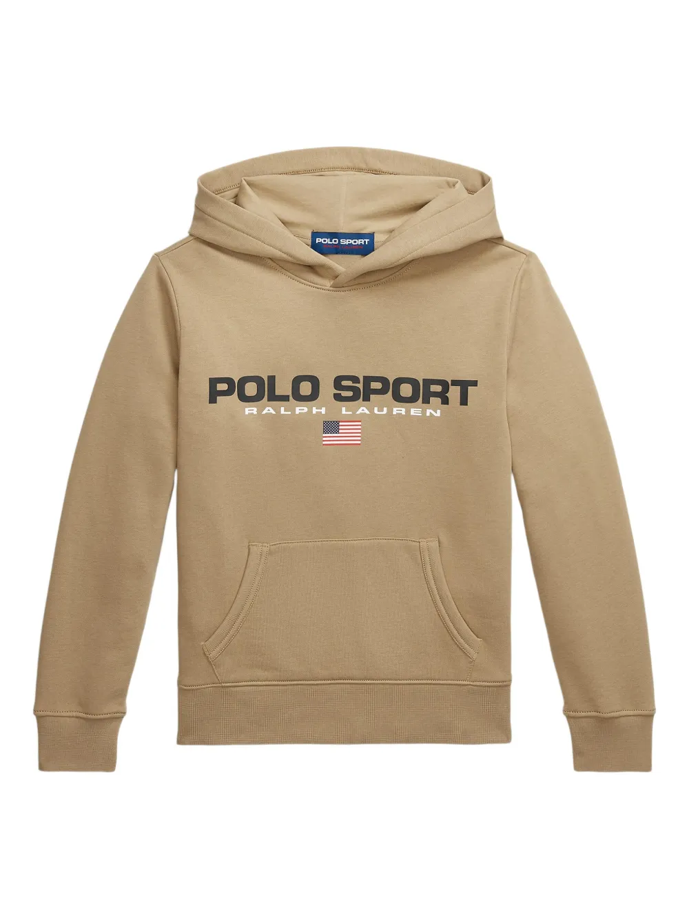 POLO RALPH LAUREN KIDS Hoodie met logoprint Beige