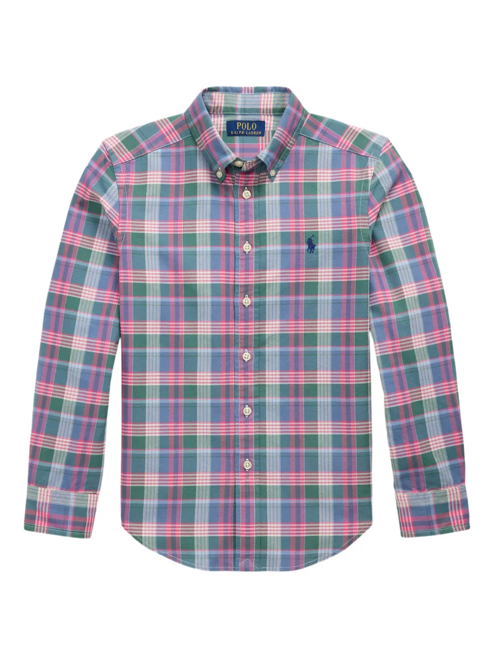 POLO RALPH LAUREN KIDS Geruit shirt Groen