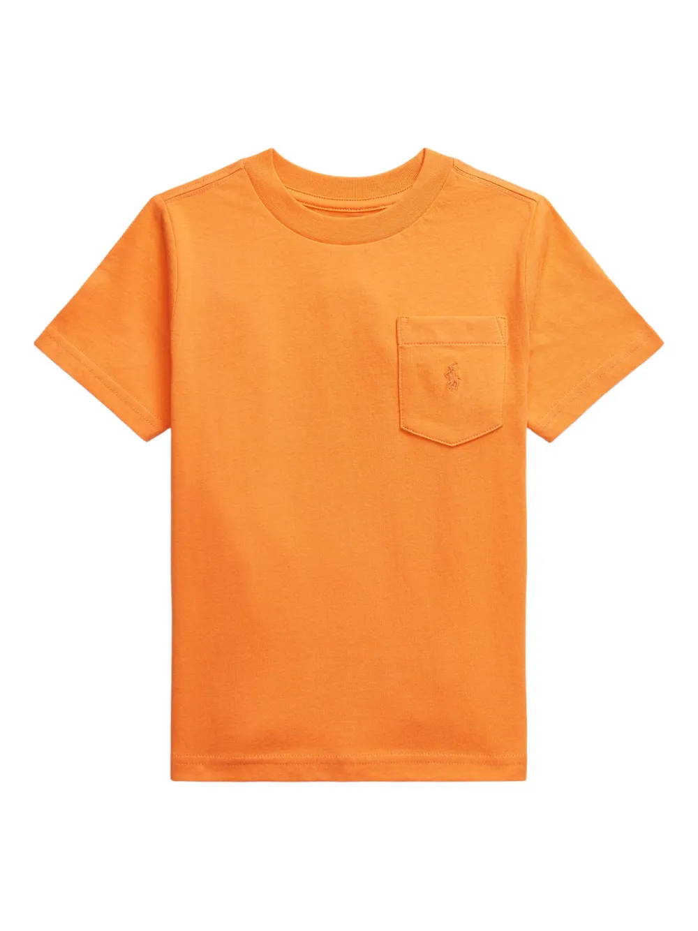 POLO RALPH LAUREN KIDS T-shirt met jersey zak Oranje