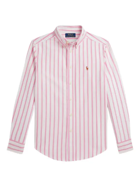 POLO RALPH LAUREN KIDS striped cotton shirt