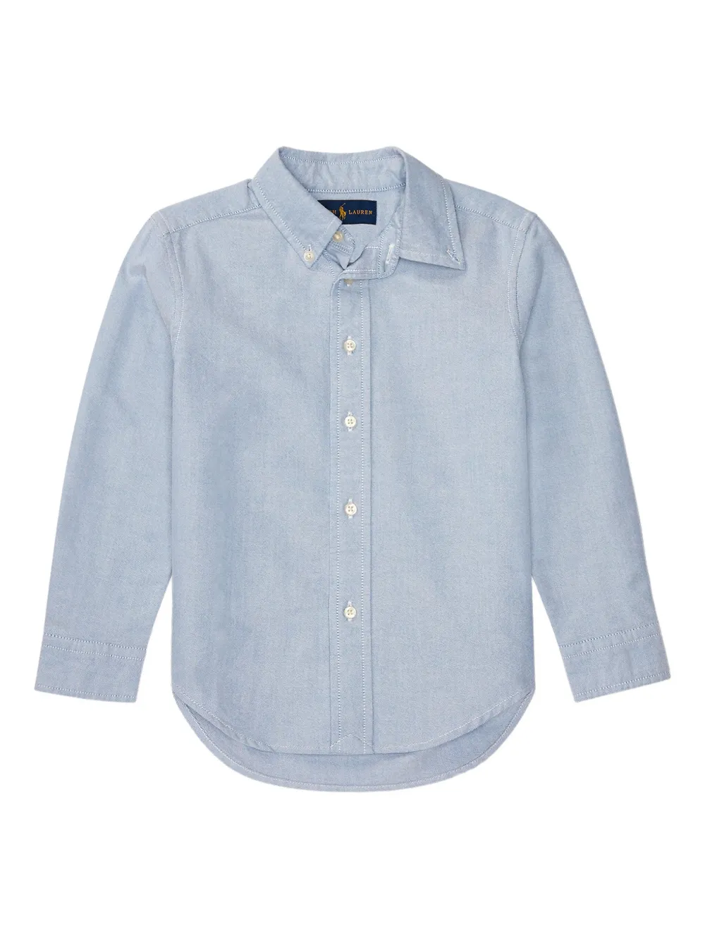 POLO RALPH LAUREN KIDS コットンシャツ - ブルー POLO RALPH LAUREN KIDS コットンシャツ - ブルー