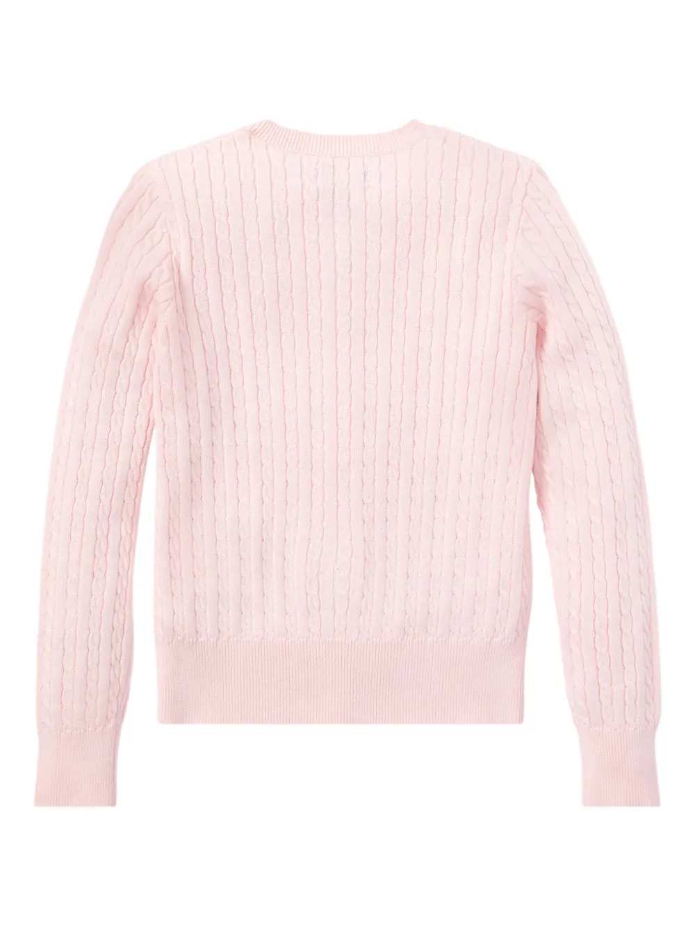 POLO RALPH LAUREN KIDS Kabelgebreid vest Roze