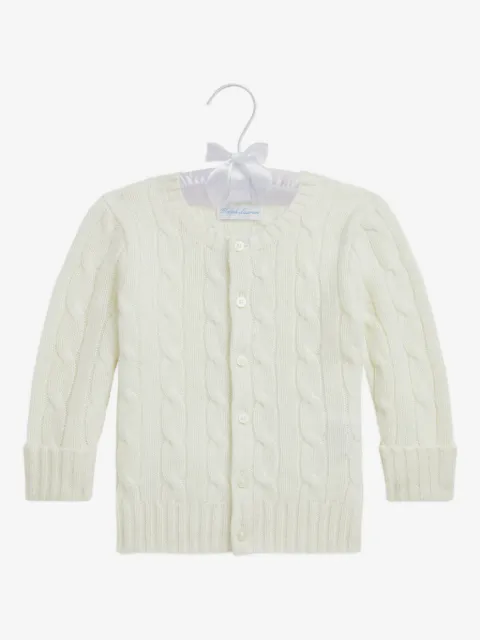 POLO RALPH LAUREN KIDS cárdigan de cachemira