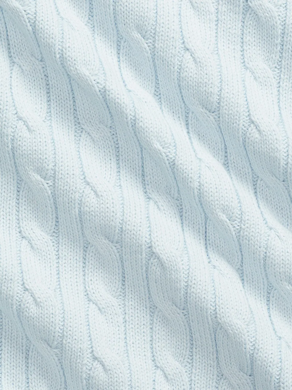 POLO RALPH LAUREN KIDS Kabelgebreide deken Blauw